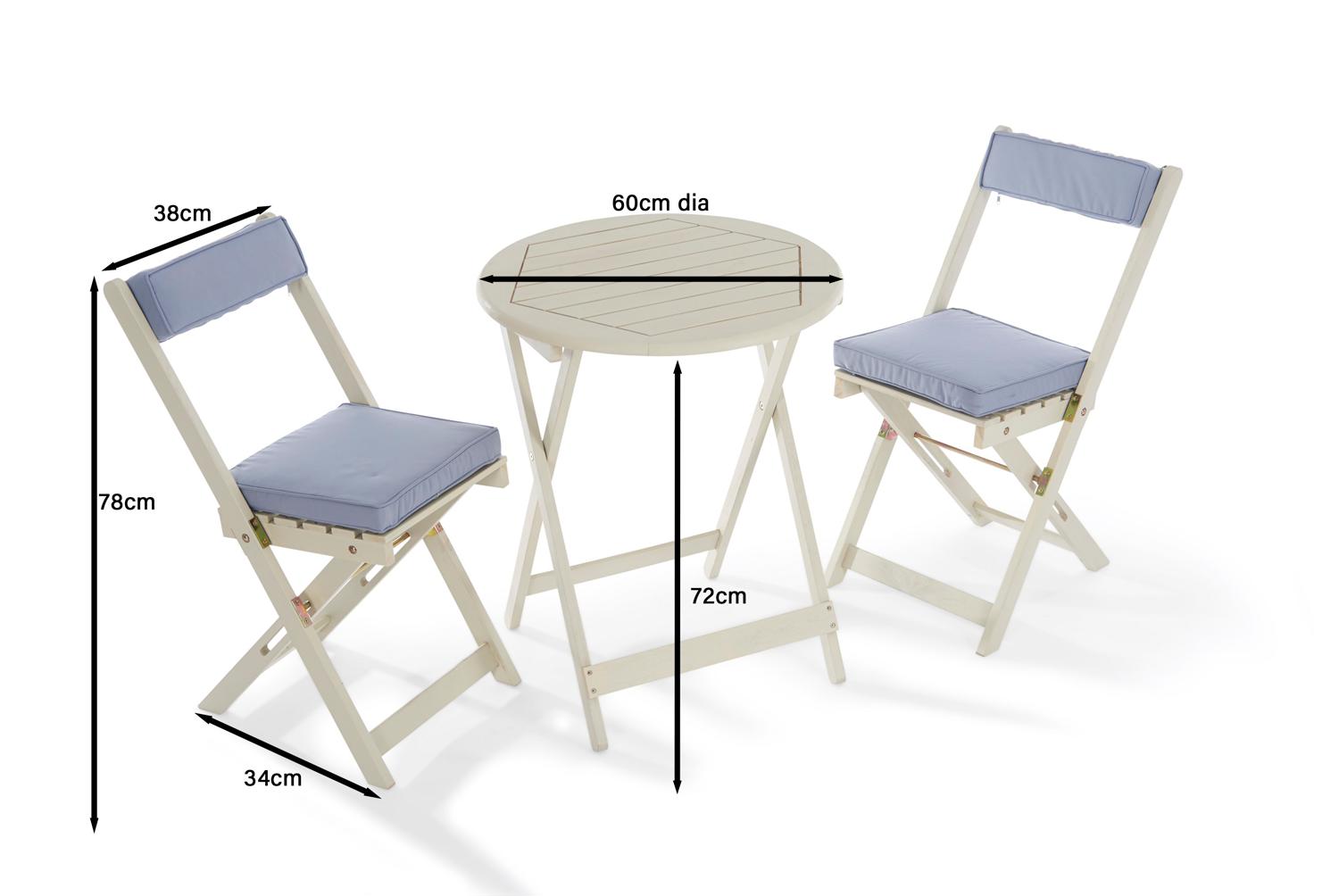 Raffles acacia on sale bistro set